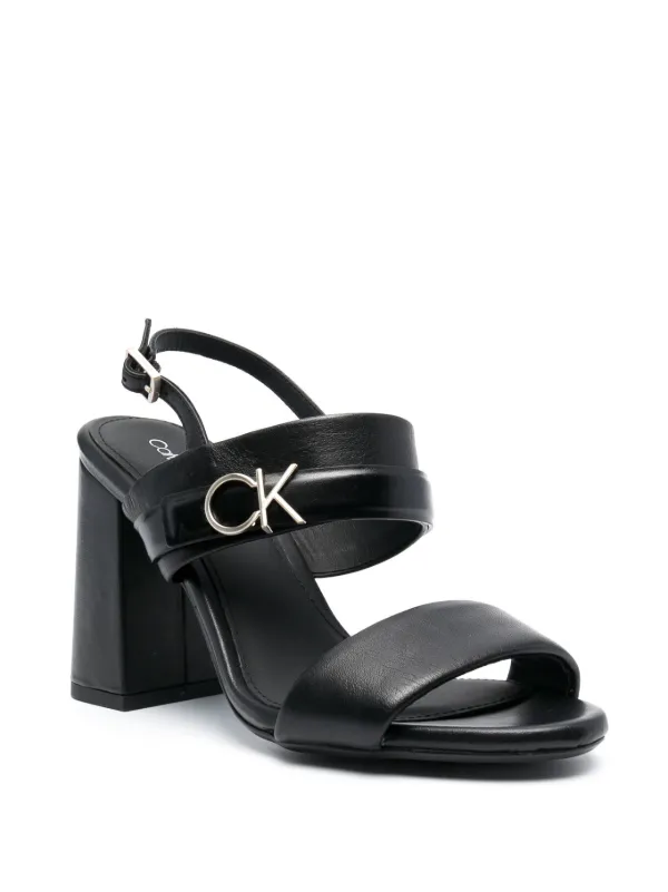 Calvin klein cheap block heel sandals