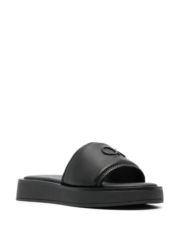 Calvin klein 2025 slippers zwart