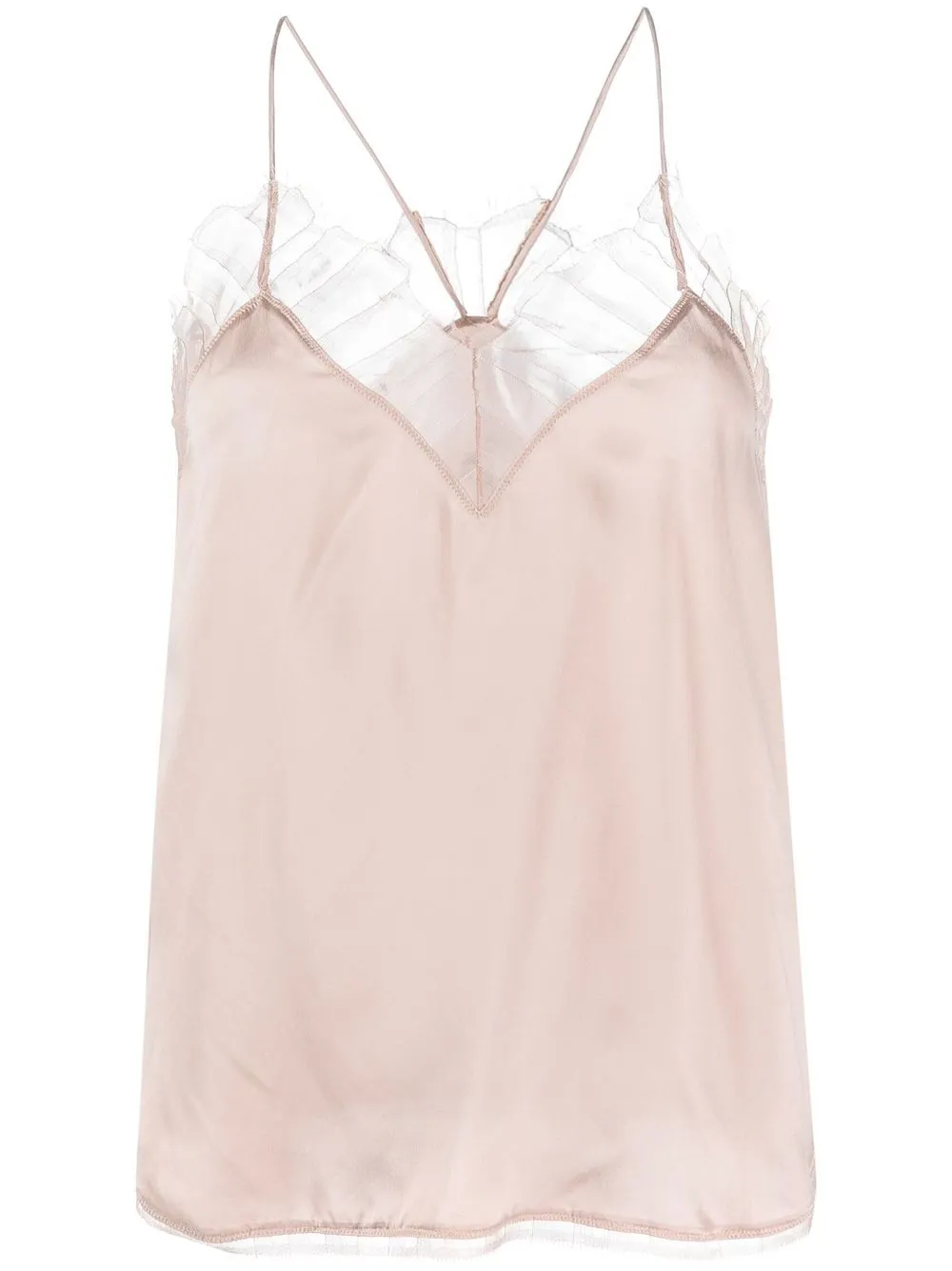 

IRO lace-detailing sleeveless top - Pink