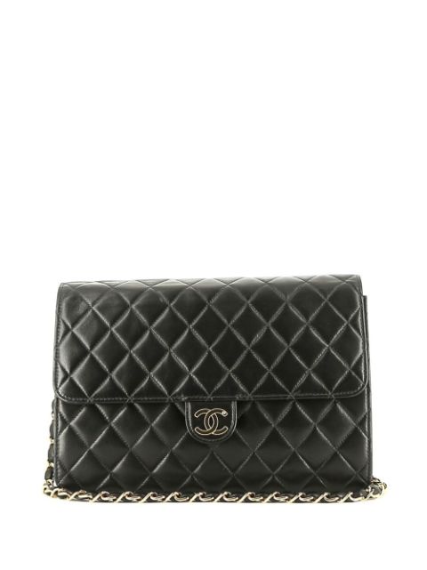 HOT SALE CHANEL 1999 diamond quilted shoulder bag Women