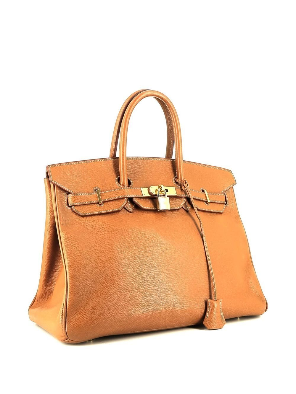 Pre-owned Hermes 1999  Birkin 35 Handbag In Brown