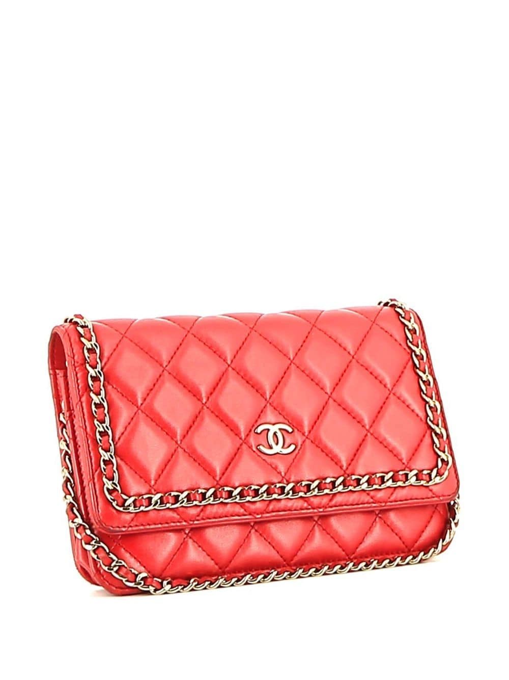 Pre-owned Chanel 搭链单肩包（2020年典藏款） In Red