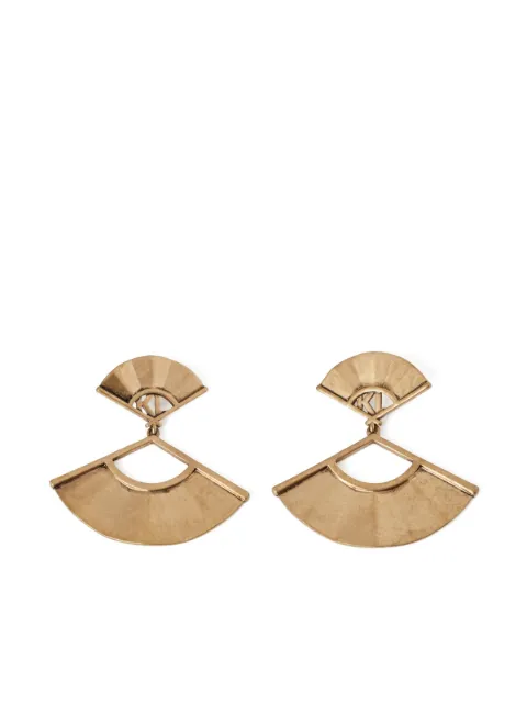 Karl Lagerfeld Archive Fan earrings