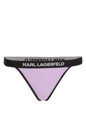 Karl Lagerfeld Ikonik 2.0 Lurex String Bikini Bottoms - Farfetch