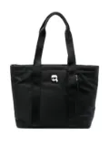 Karl Lagerfeld Ikon zip-top tote bag - Black