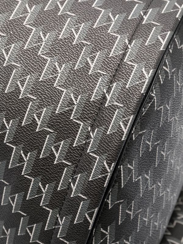 Karl Lagerfeld monogram-print Backpack - Black
