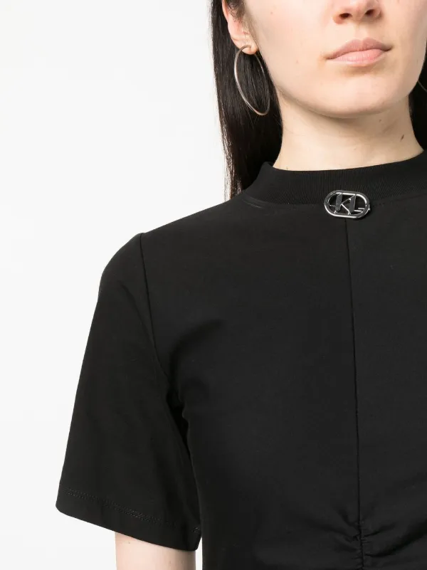 Karl Lagerfeld Ruched T-shirt Dress - Farfetch