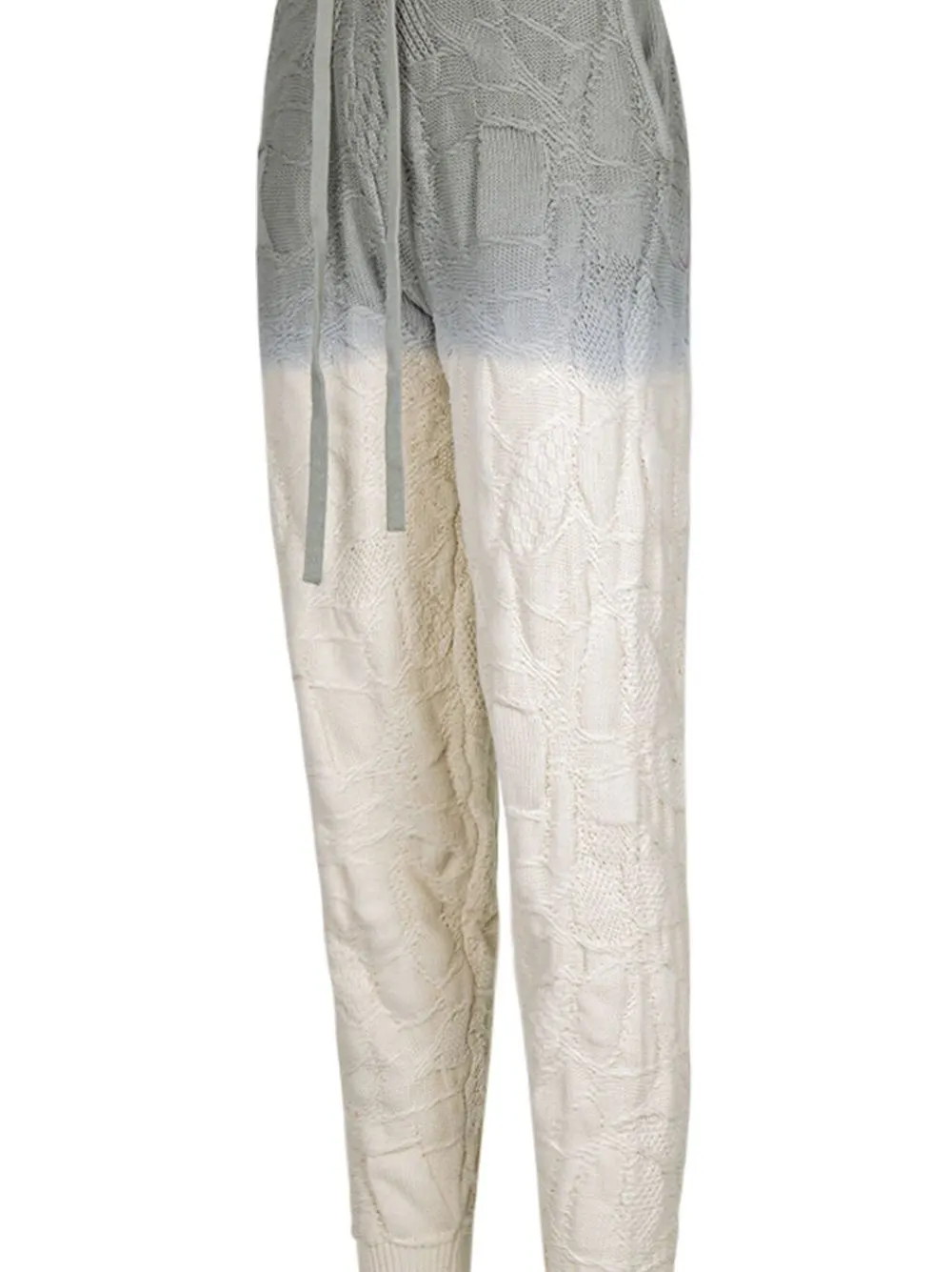 Shop Twenty Montreal Crossover Netting Gradient Track Pants In Grey