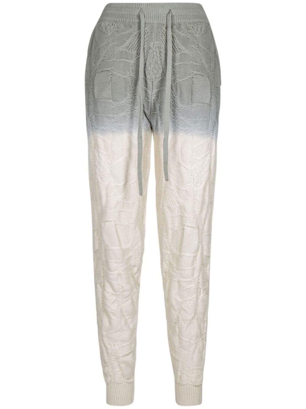 Twenty Montreal Crossover Netting Gradient Track Trousers In Grey