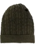 Roberto Cavalli distressed-effect beanie - Green