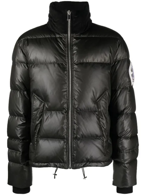Roberto Cavalli padded corduroy-panel jacket