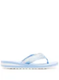 Tommy Hilfiger jacquard-logo flip flops - Blue