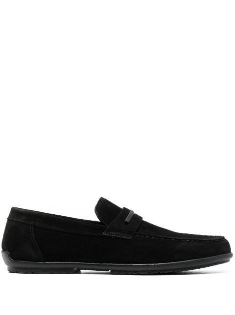 Calvin Klein - almond-toe suede loafers