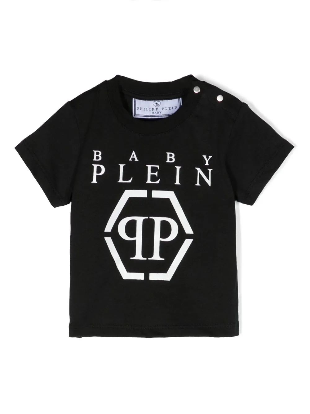 

Philipp Plein Junior logo-print cotton T-shirt - Black