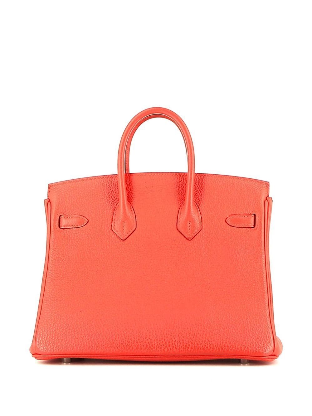 Pre-owned Hermes 2021  Birkin 25 Handbag In Red