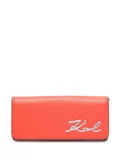 Karl Lagerfeld K/Autograph continental flap wallet - Red