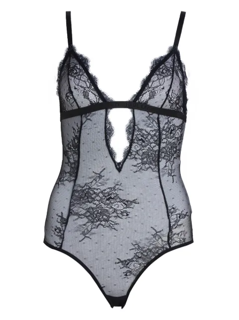 Karl Lagerfeld Body con bordo a smerlo