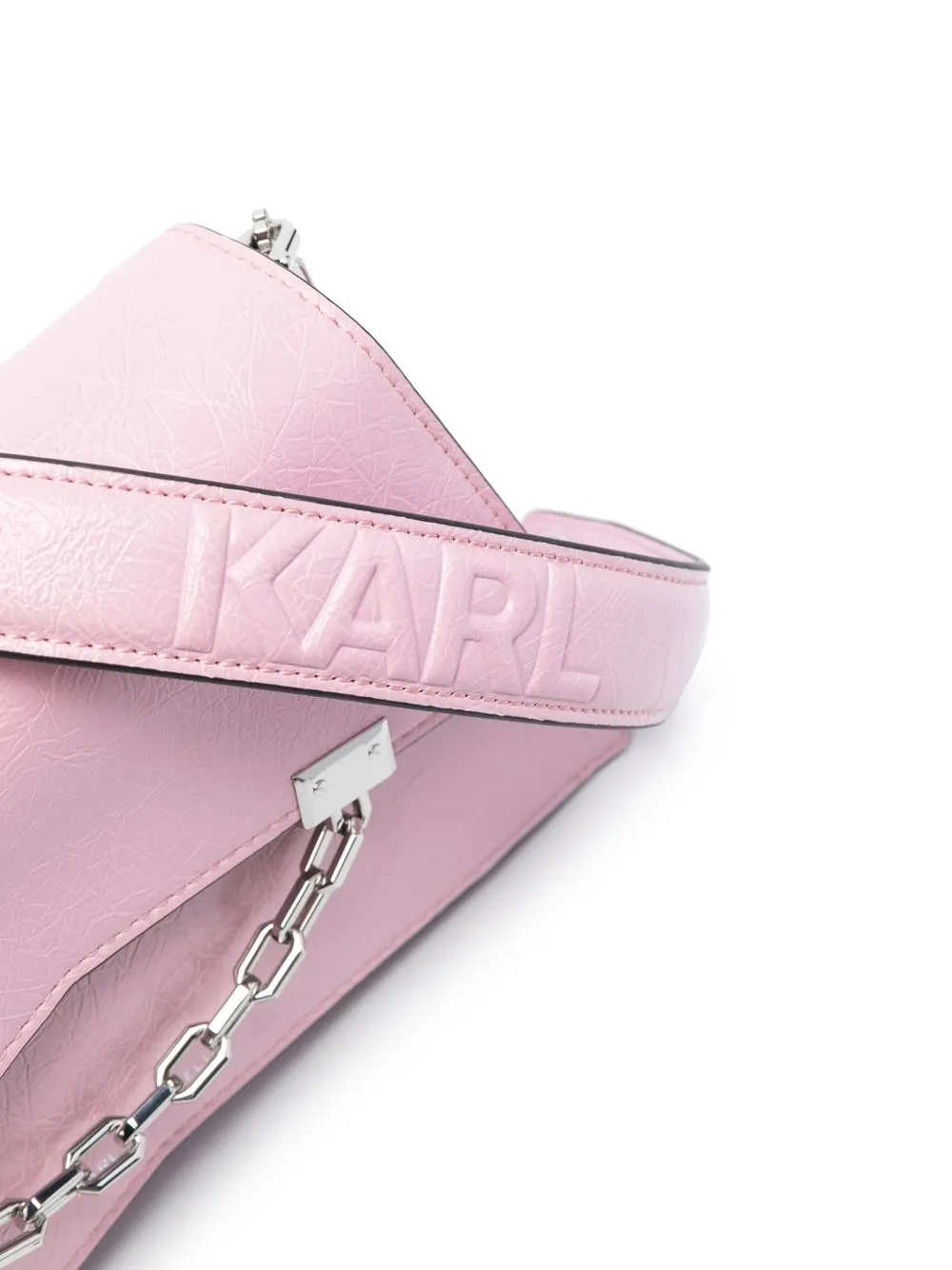 Shop Karl Lagerfeld K/seven 2.0 Shoulder Bag In Pink