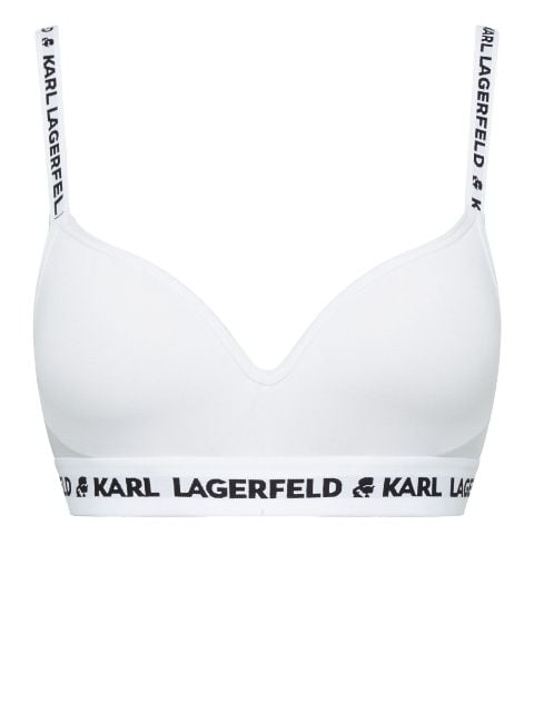 Karl Lagerfeld logo-underband padded bra