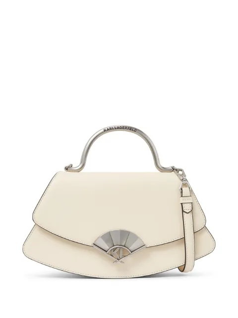 Karl Lagerfeld Archive Fan leather crossbody bag