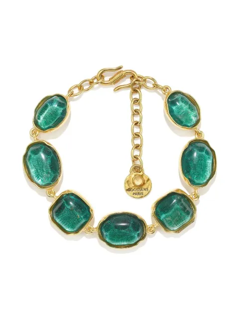 Goossens Cabochons rock crystal bracelet