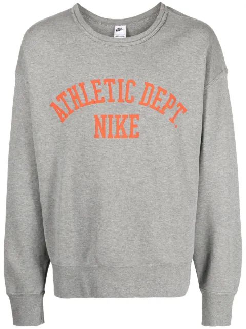 Nike logo-print cotton sweatshirt