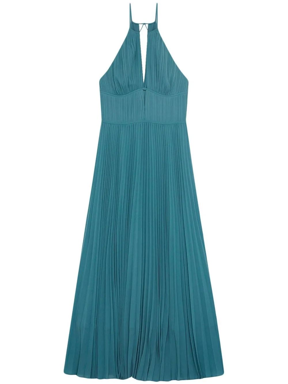 

Simkhai Carli plissé-effect midi dress - CELESTE BLUE