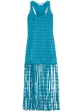 Simkhai Janette laser-cut dress - Blue