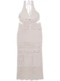 Simkhai Cory crochet dress - Neutrals