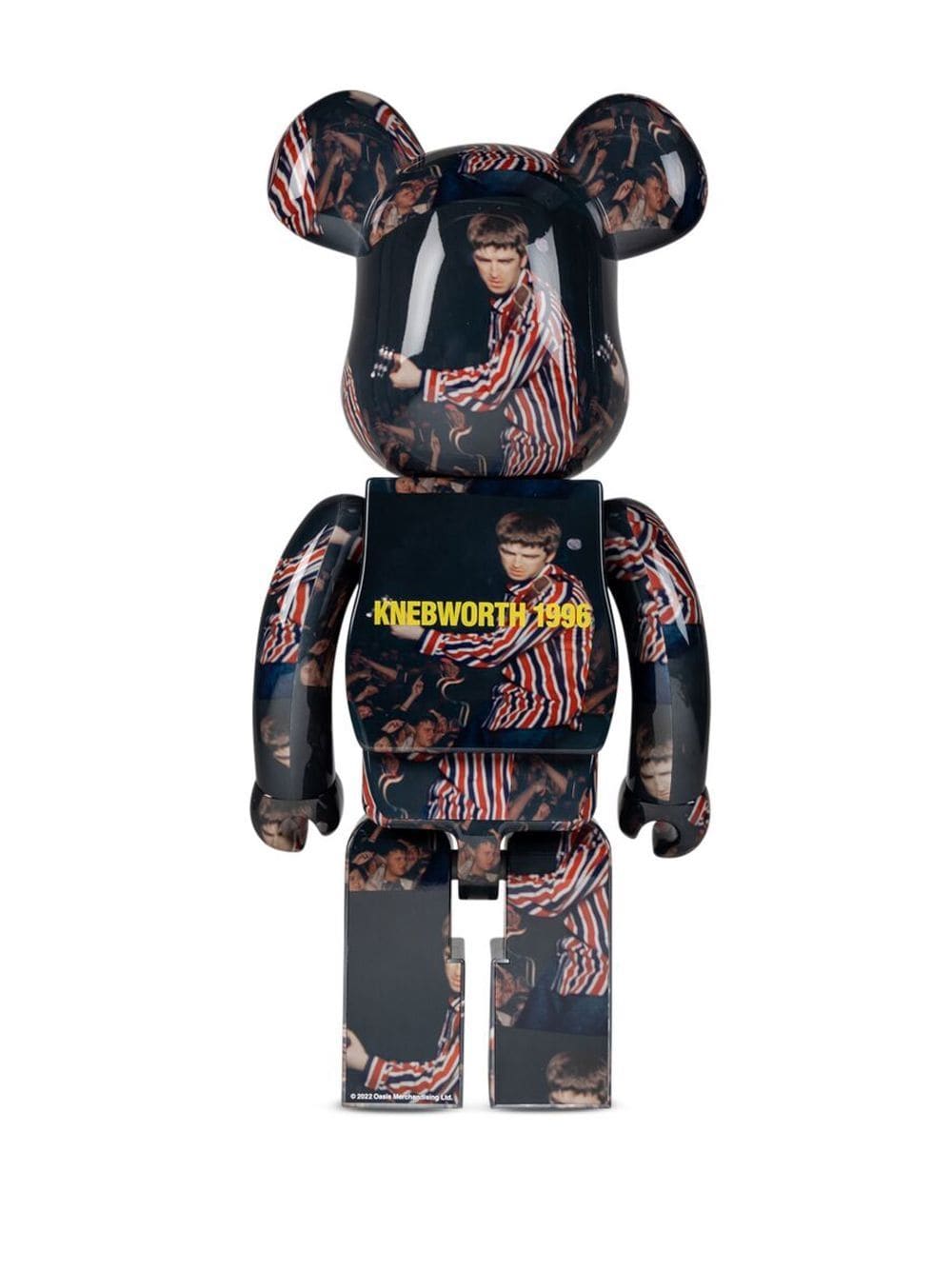 Shop Medicom Toy X Oasis Knebworth 1996 Noel Gallagher Be@rbrick 1000% Figure In Black
