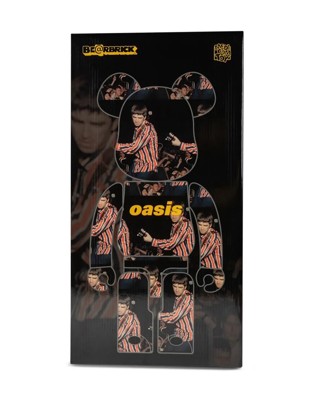 Shop Medicom Toy X Oasis Knebworth 1996 Noel Gallagher Be@rbrick 1000% Figure In Black