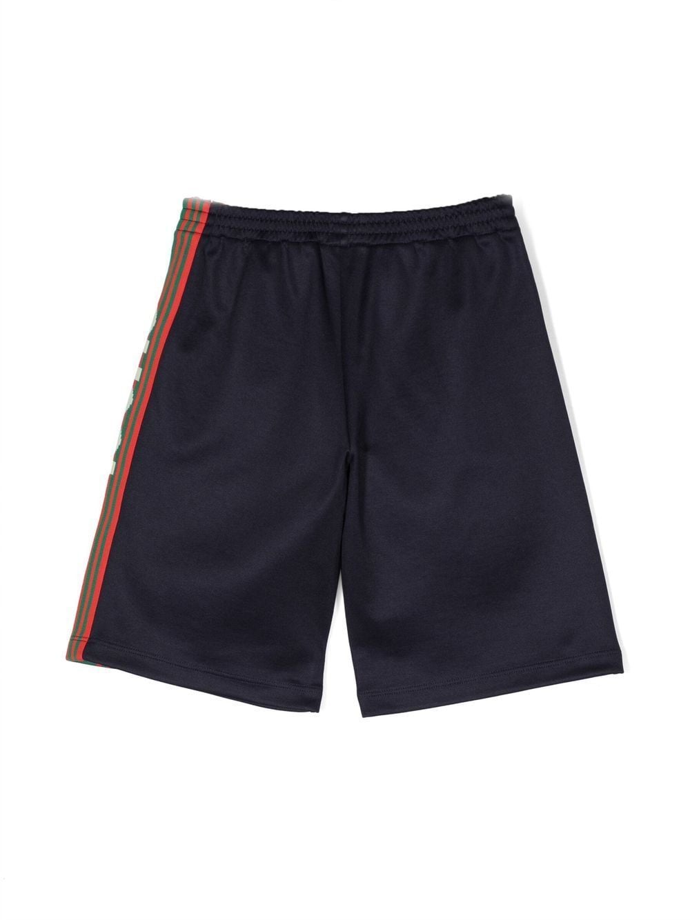 Shop Gucci Monster Jersey Shorts In Blue