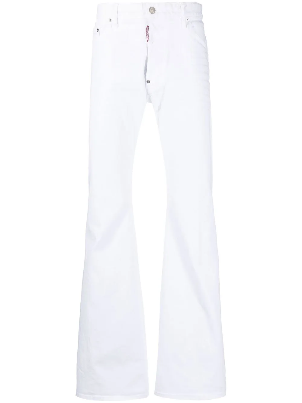 

Dsquared2 mid-rise bootcut jeans - White