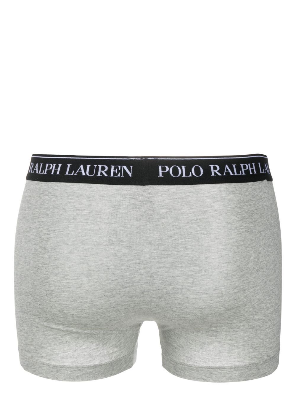 Shop Polo Ralph Lauren Pack Of 3 Logo Waistband Briefs In White