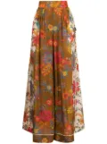 ZIMMERMANN Ginger Relaxed silk trousers - Neutrals