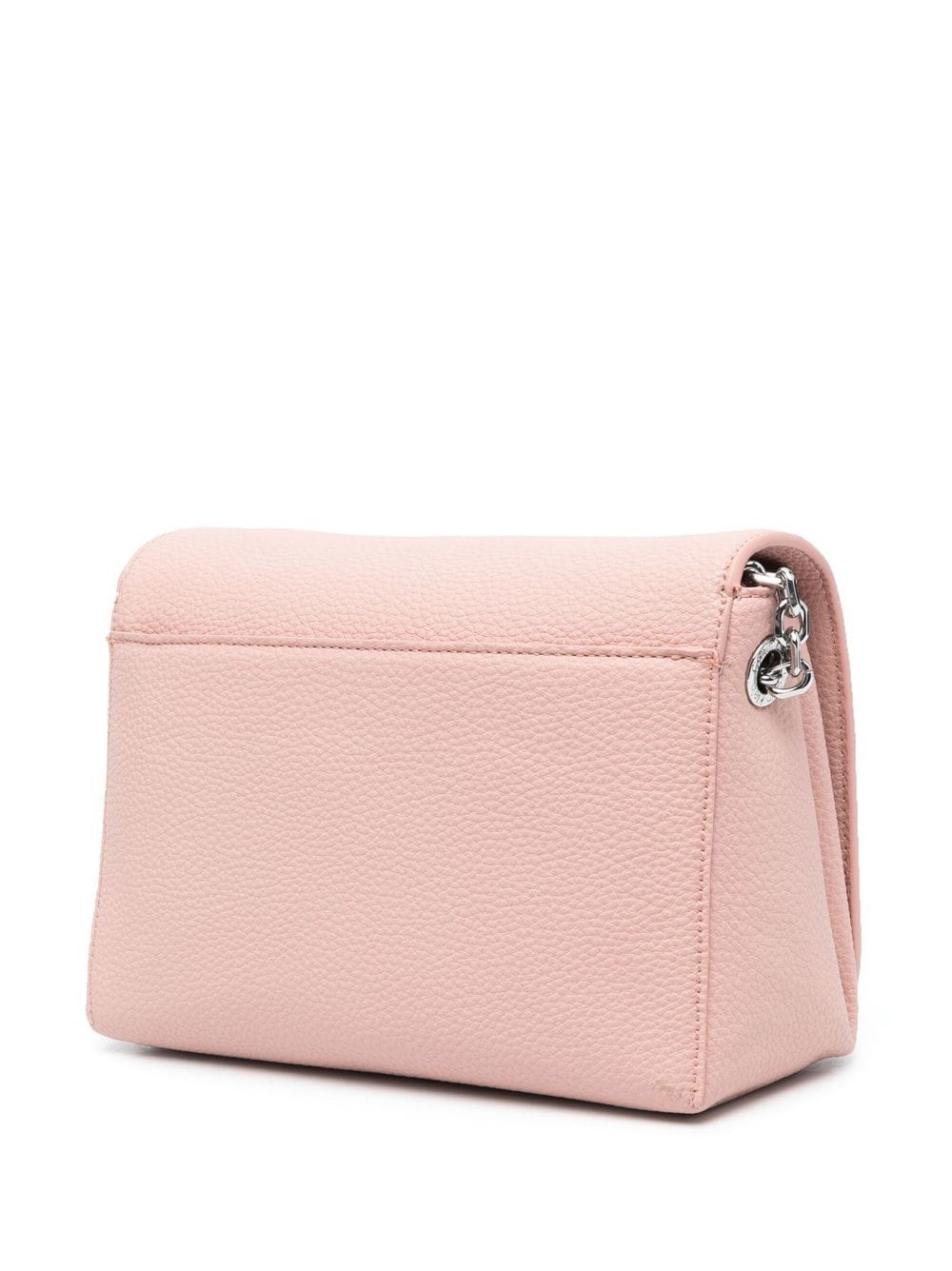 Shop Calvin Klein Logo-plaque Cross Body Bag In Pink