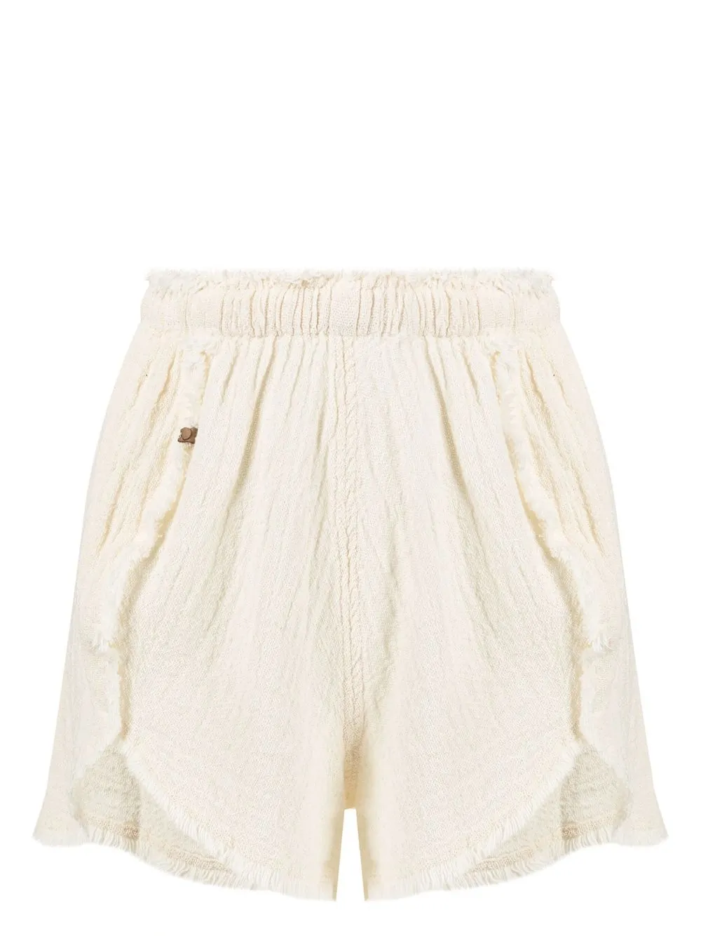 

Caravana high-waisted wide-leg shorts - Neutrals