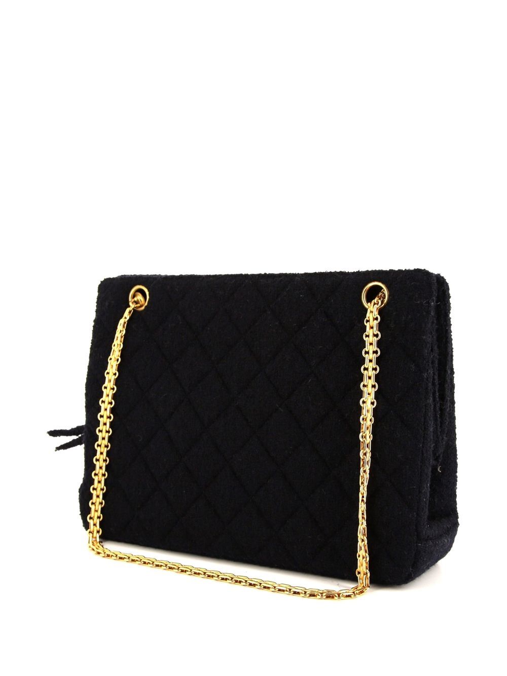 CHANEL terry-cloth shopping shoulder bag Women