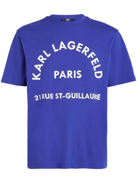 Karl Lagerfeld Rue St-Guillaume organic cotton T-shirt