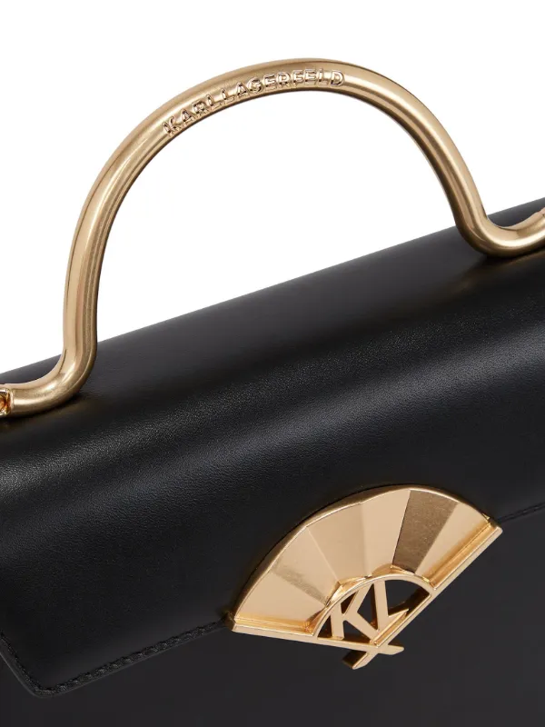 Karl Lagerfeld Archive Fan Leather Tote Bag - Farfetch