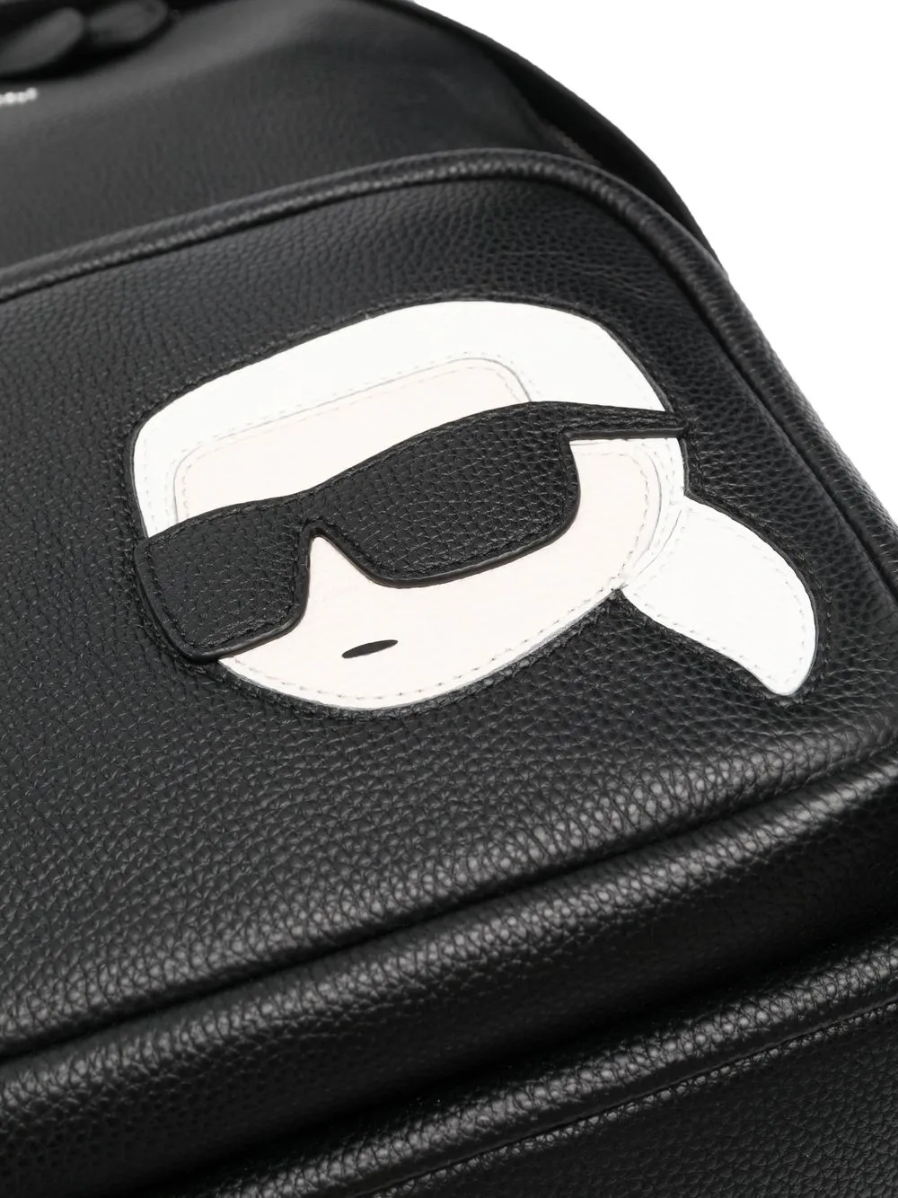 Karl Lagerfeld Ikon 2.0 Leather Backpack Black FARFETCH UK