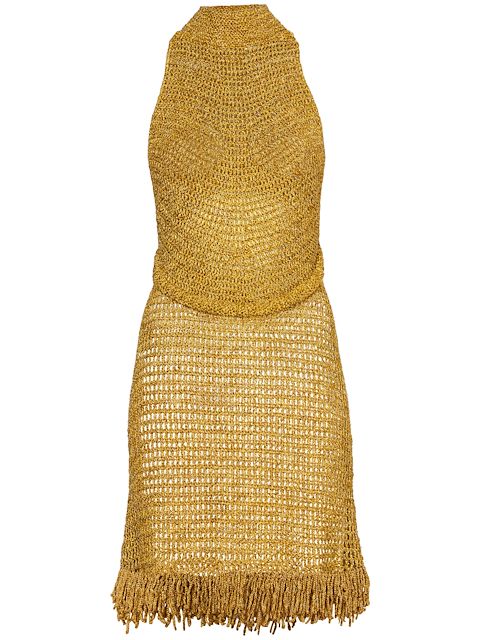 Proenza Schouler crochet minidress