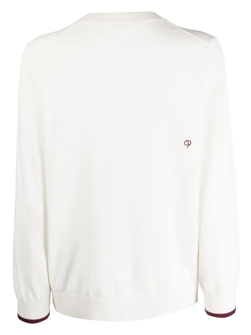 Chinti and Parker Trui met grafische print - Wit