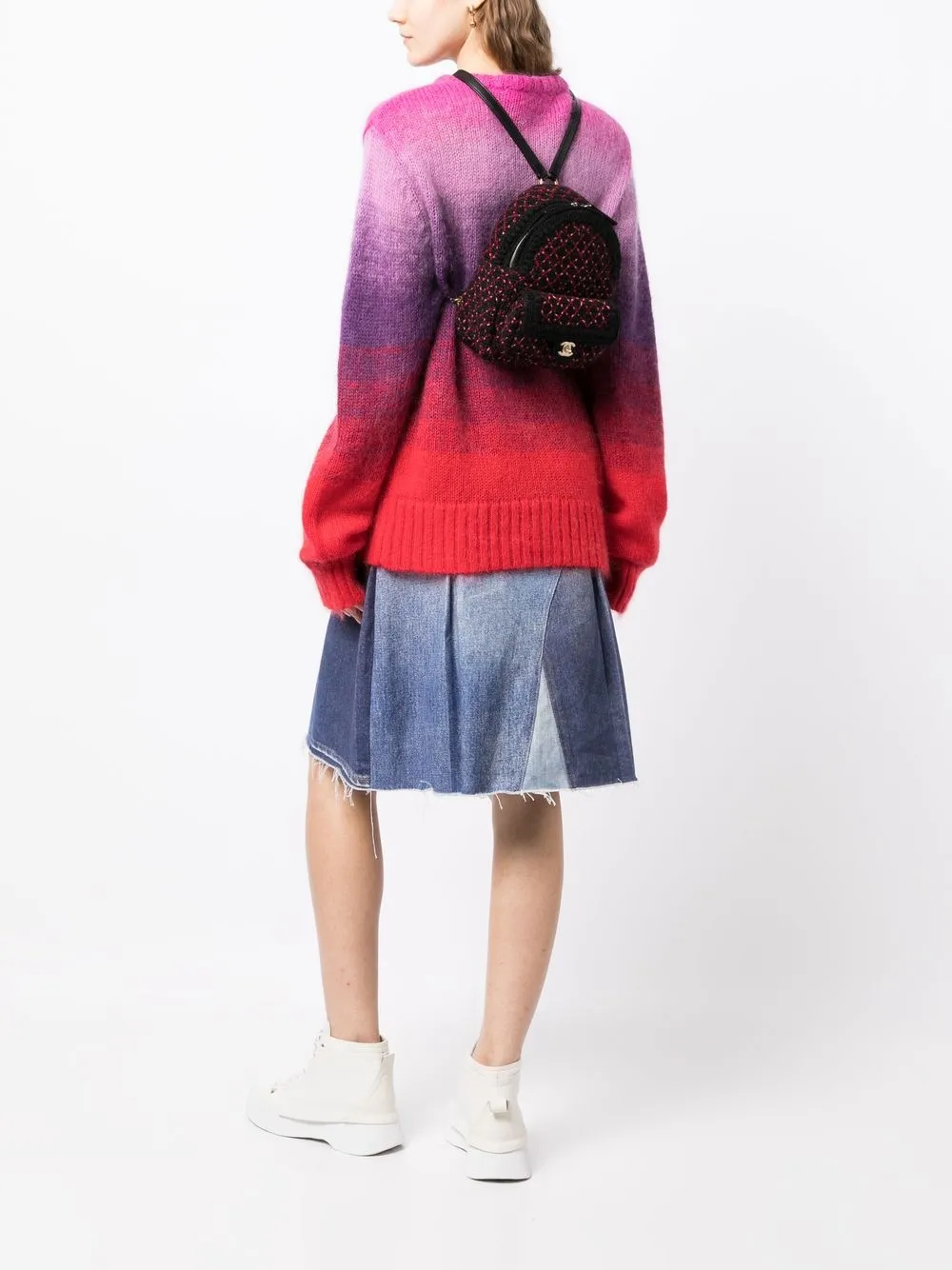 CHANEL Pre-Owned Rugzak met rits - Zwart