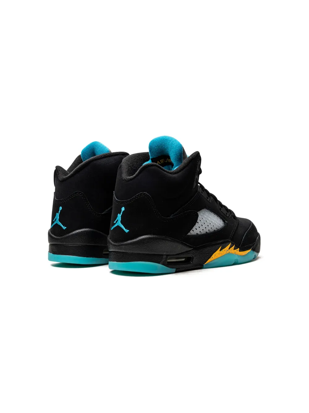 Shop Jordan Air  5 "aqua" Sneakers In Black