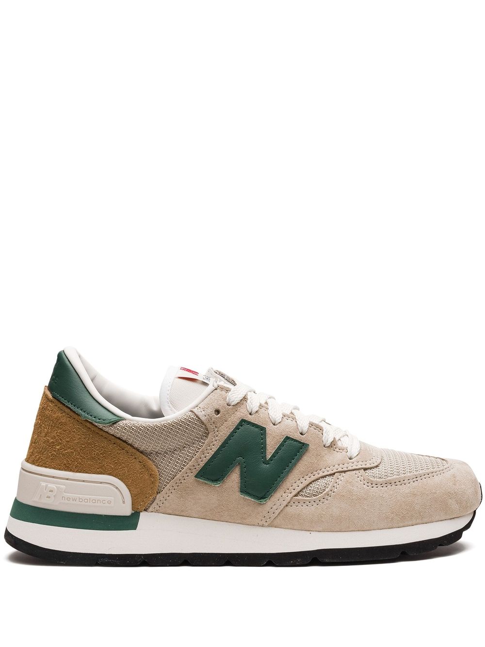 Shop New Balance X Teddy Santis 990 "tan Green" Sneakers In Neutrals
