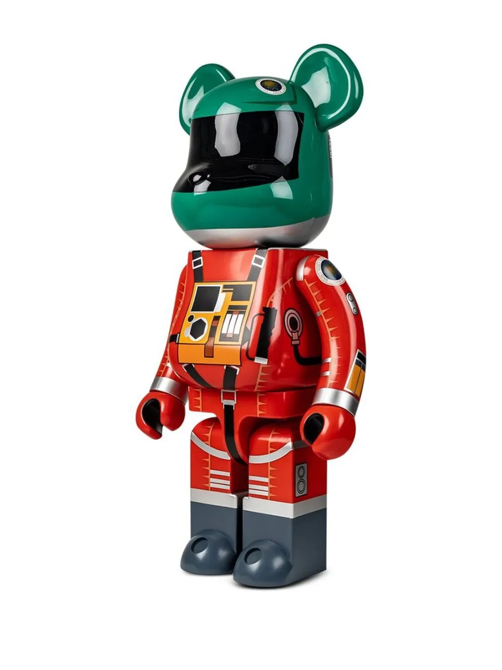 Medicom Toy X 2001: A Space Odyssey Space Suit Be@rbrick Figure In Green