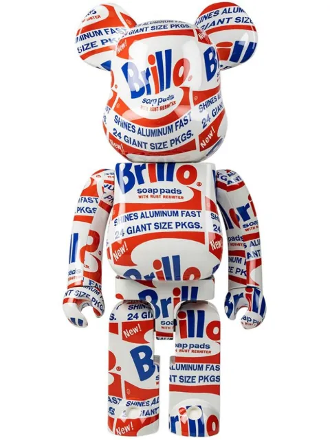 MEDICOM TOY figura Brillo BE@RBRICK de Medicom Toy x Andy Warhol 