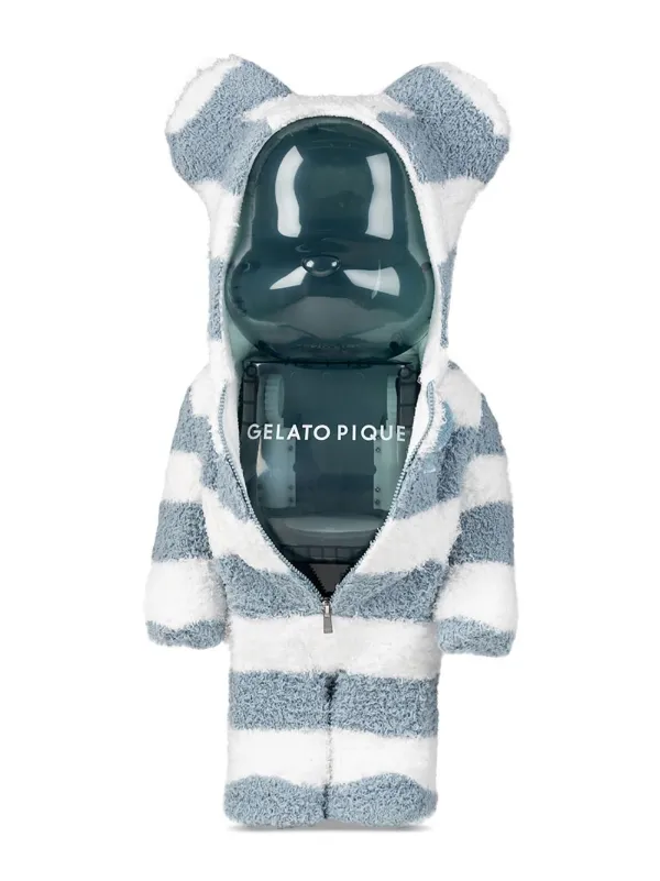 MEDICOM TOY x Gelato Pique Pajamas BE@RBRICK 1000% Figure | Blue | FARFETCH  AO