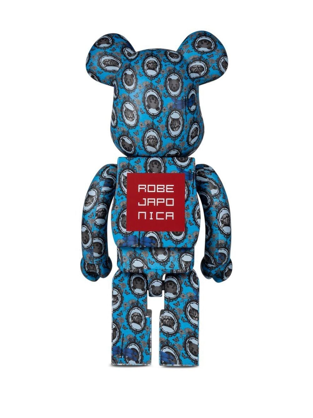 Shop Medicom Toy X Robe Japonica Mirror Be@rbrick 1000% Figure In Blue